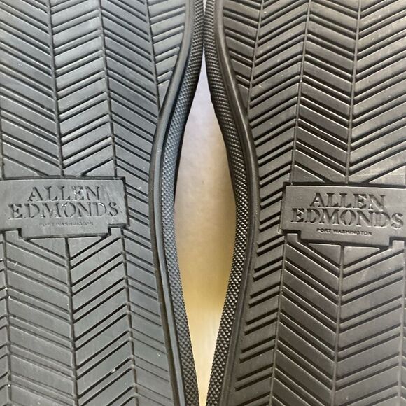 ALLEN EDMONDS Men’s Brown Leather Sneakers Size 8 1/2 - Picture 9 of 10